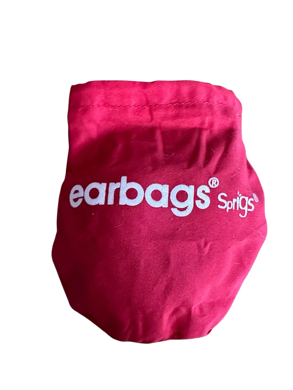 earbags Sprigs Red Ear Warmers Pouch